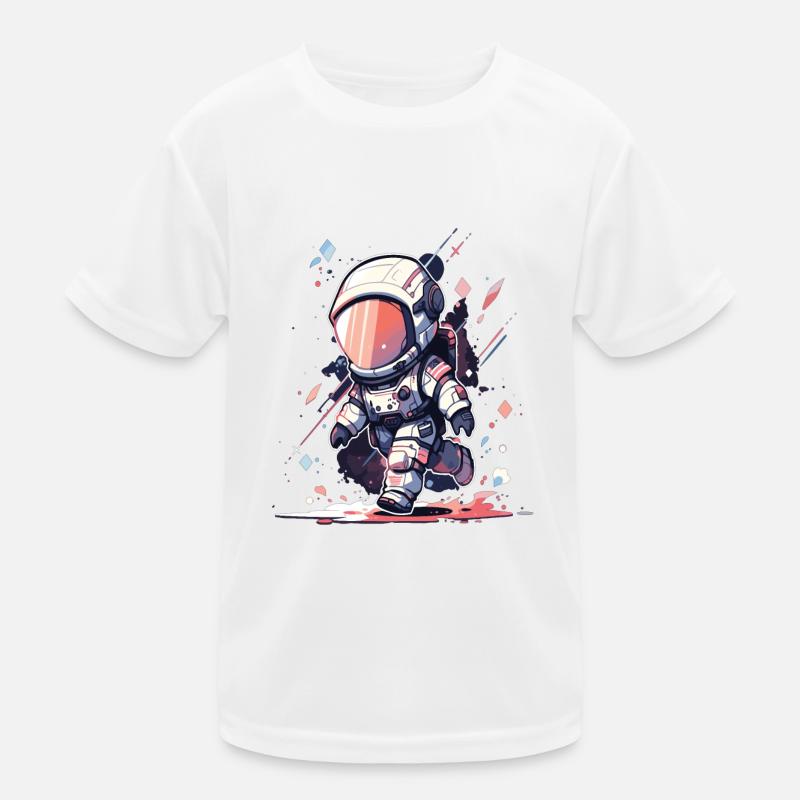 Astronaut Astro Astronauts Space Cosmos Kids Functional T-Shirt