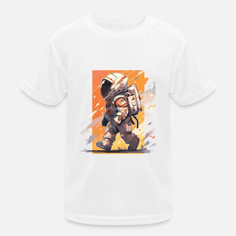 Astronaut Astro Astronauts Space Cosmos Kids Functional T-Shirt