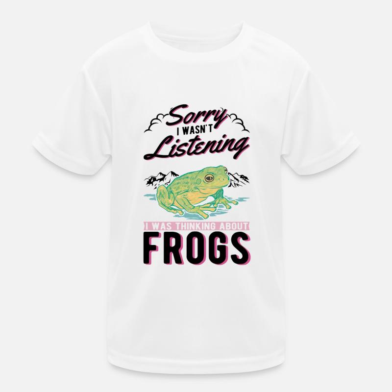 Frog Gift Tree Frog Kids Functional T-Shirt
