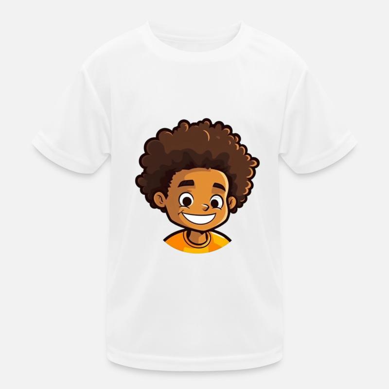 Afro Schwarz Kind Junge Mädchen Empowerment Mädche Kinder Funktions-T-Shirt