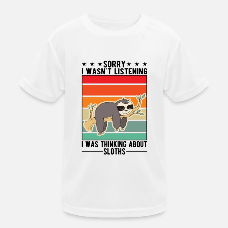 Sloth lover Kids Functional T-Shirt