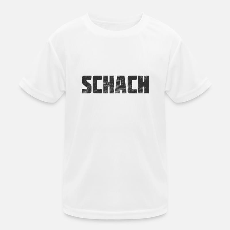 Schach Kinder Funktions-T-Shirt