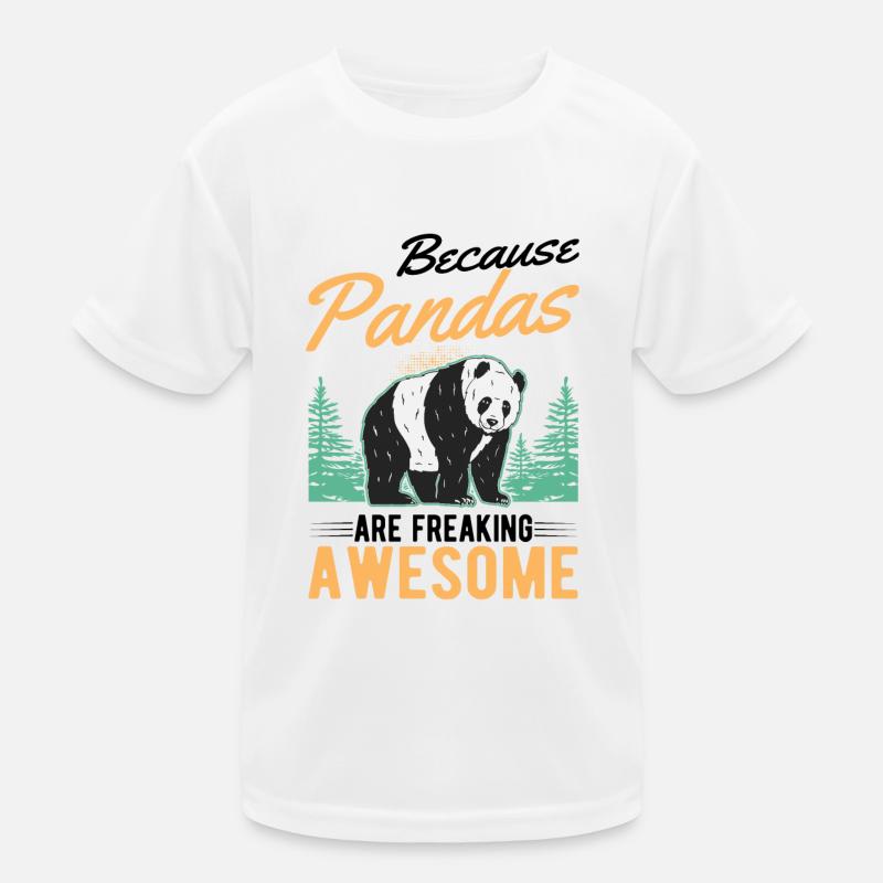 Panda Lover Panda Bear Gift Kids Functional T-Shirt