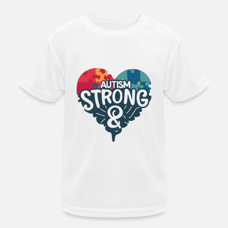 Autisme fort T-shirt sport Enfant