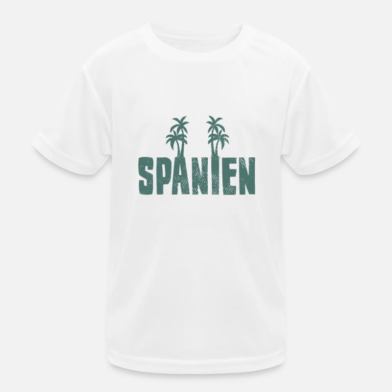 Spanien Urlaub Kinder Funktions-T-Shirt