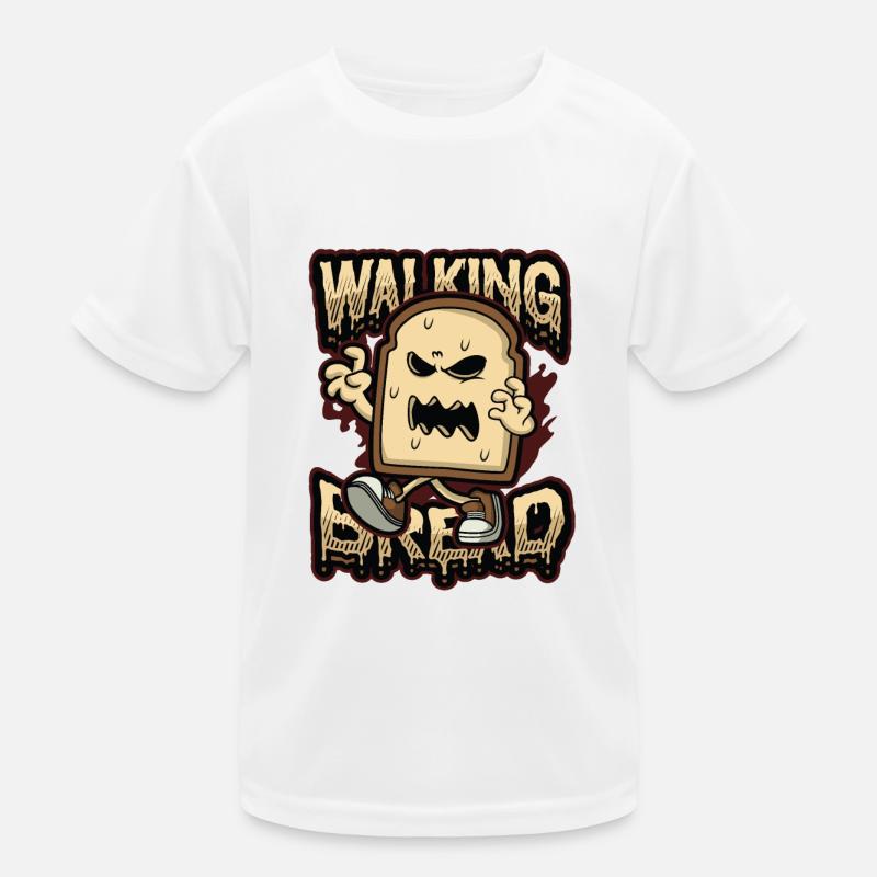 Walking Bread, Funny Halloween Costume Kids Functional T-Shirt