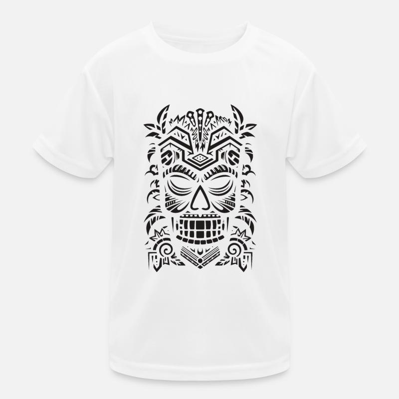 Tiki Mask Kids Functional T-Shirt