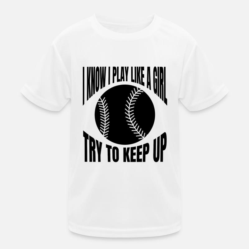 Joueur de baseball Équipe de baseball T-shirt sport Enfant