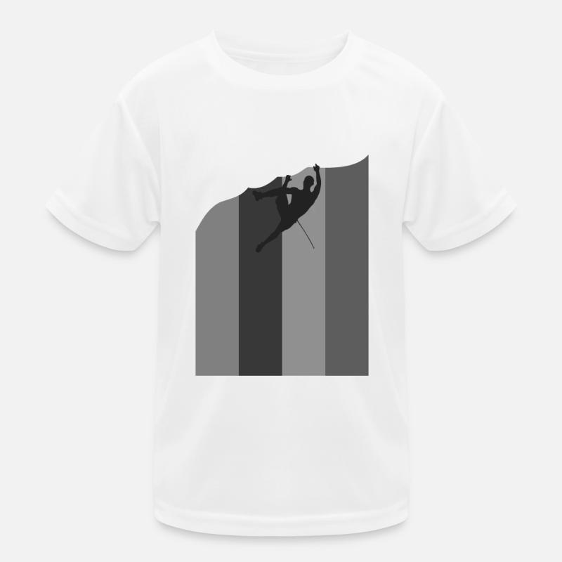 Rock Climbing Kinder Funktions-T-Shirt
