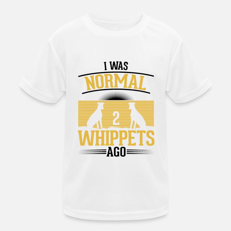 Whippet Hund Windhund Sighthound Kinder Funktions-T-Shirt