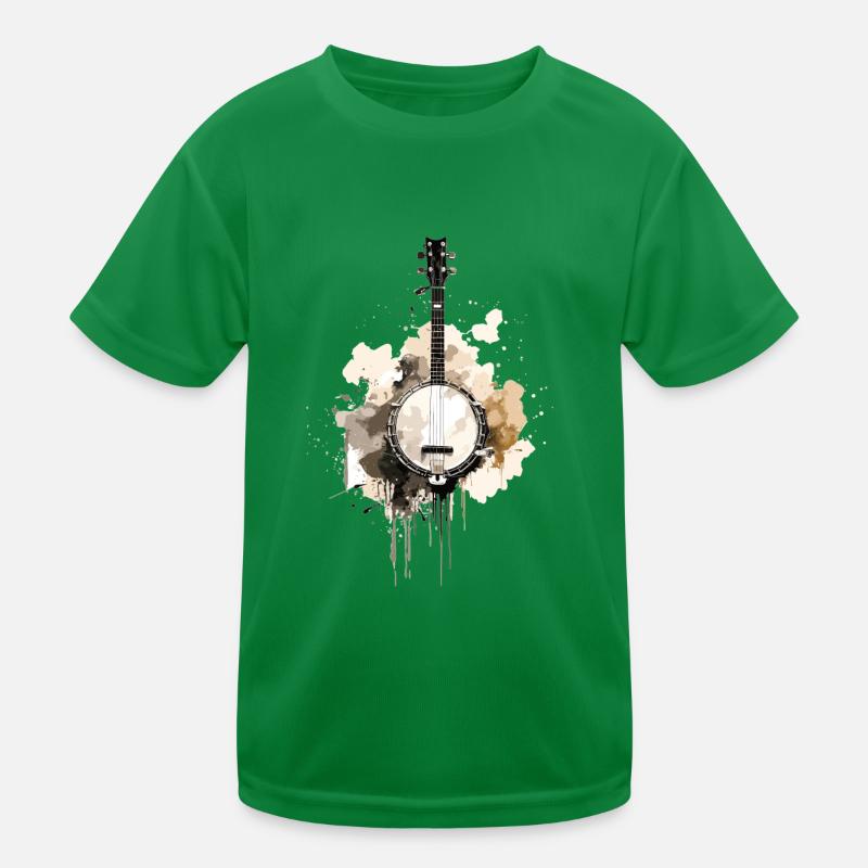 Banjo Authentisches Bluegrass & Kinder Funktions-T-Shirt