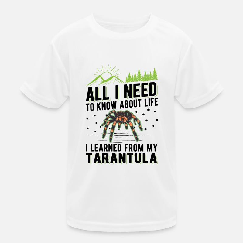 Tarantel Spinne Tarantula Kinder Funktions-T-Shirt