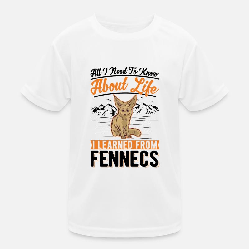Fennek Geschenk Wüstenfuchs Kinder Funktions-T-Shirt