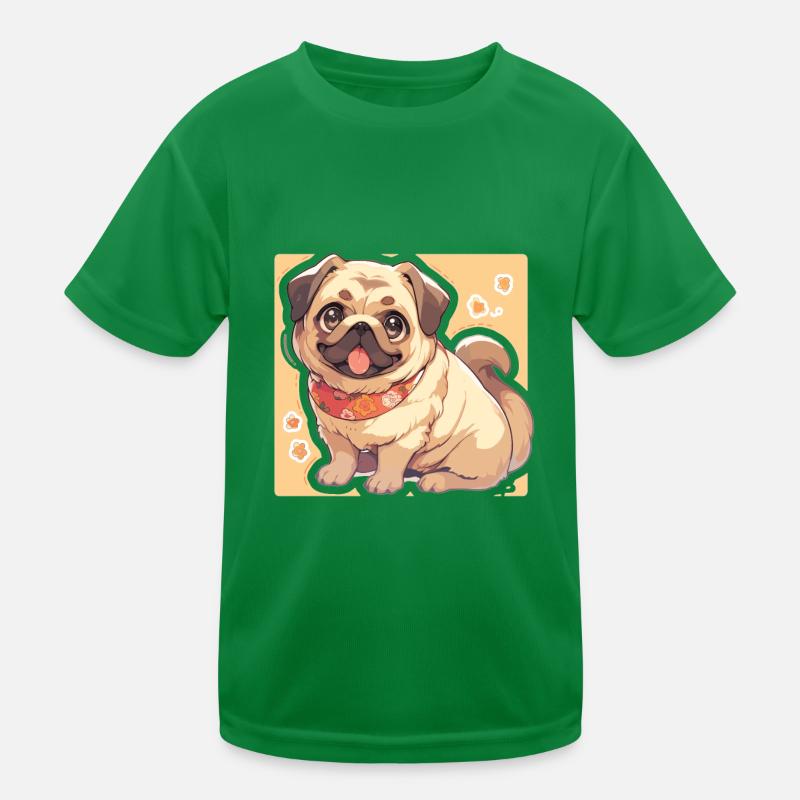 Mops Mops Hund Mops Leben Mops Geschenke Kinder Funktions-T-Shirt