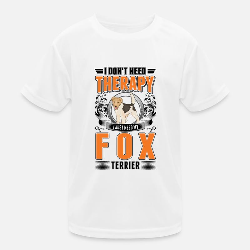 Thérapie Fox Terrier T-shirt sport Enfant