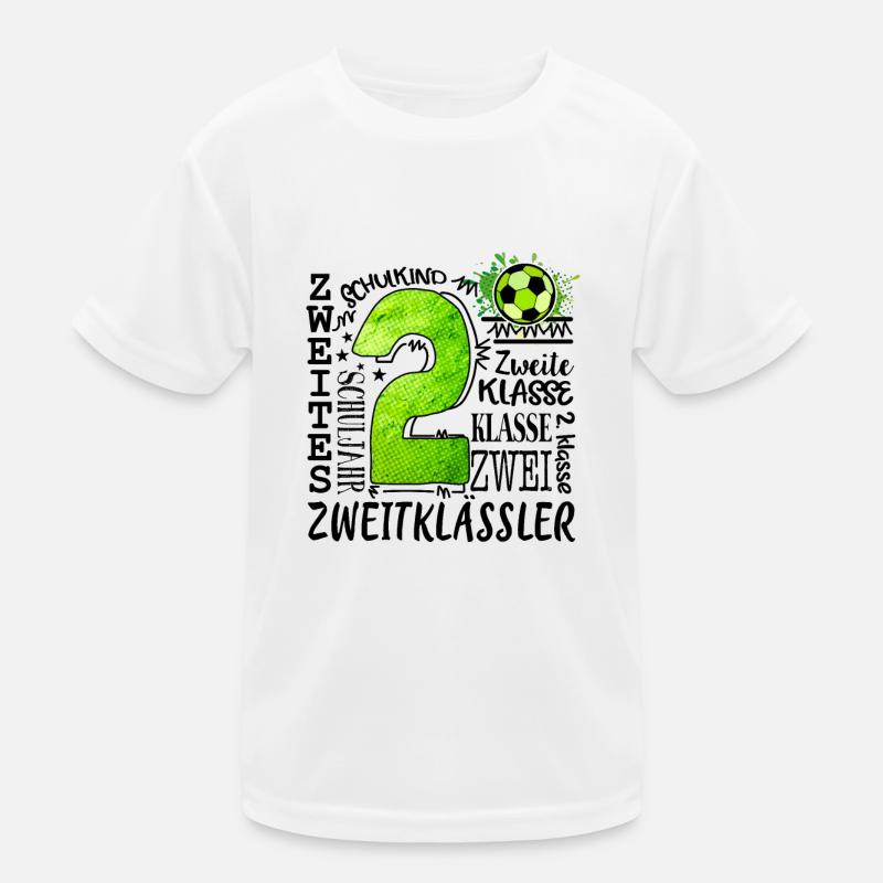 2. Klasse Kinder Funktions-T-Shirt
