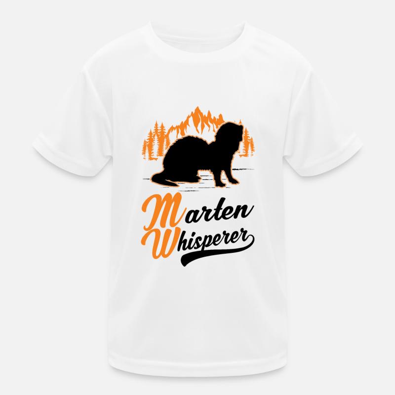 Marder Flüsterer Baummarder Kinder Funktions-T-Shirt