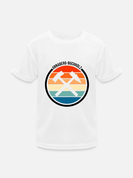 Annaberg Buchholz Symbol Design - Kinder Funktions-T-Shirt - Weiß