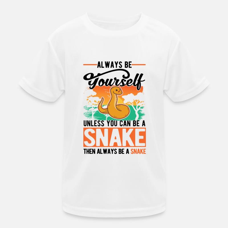 Always Be Yourself Snake Schlange Kids Functional T-Shirt