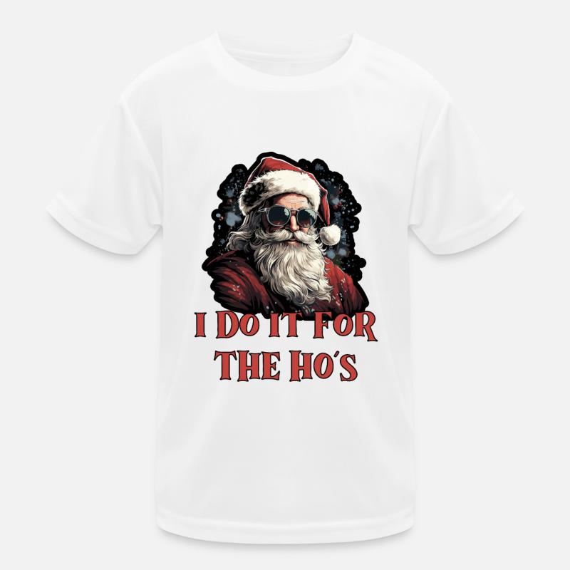 Lustiger Weihnachts Spruch Kinder Funktions-T-Shirt