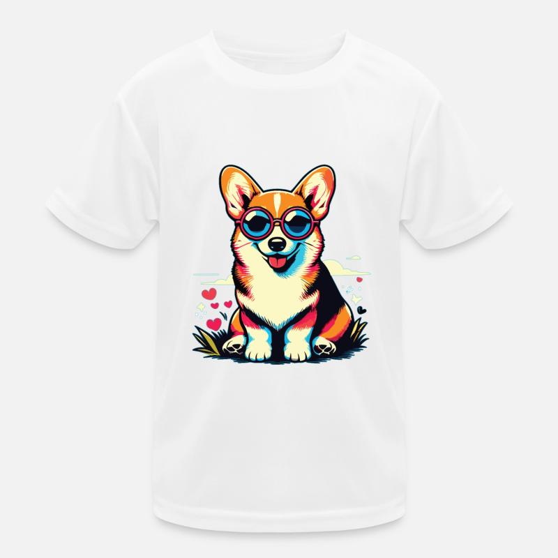 Corgi Corgi Hund Corgis Corgi Walisische Corgis Kinder Funktions-T-Shirt
