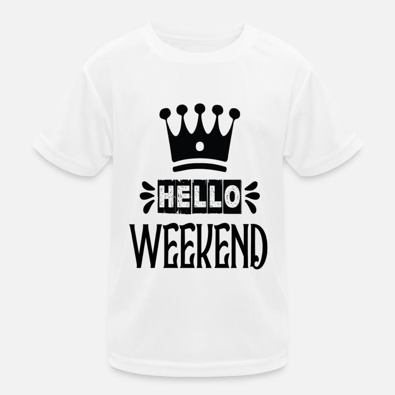Hello Weekend Kids Functional T-Shirt