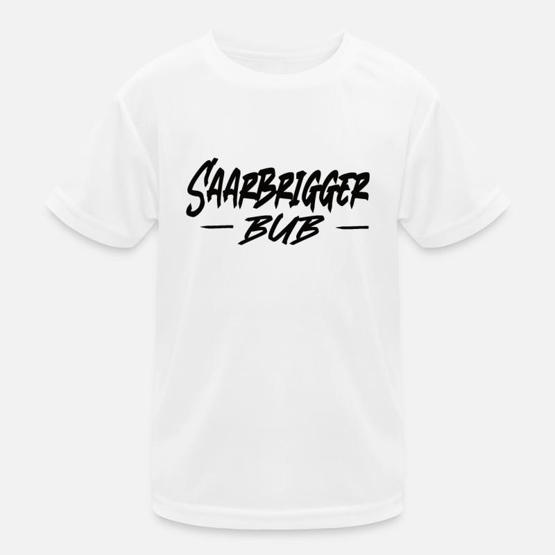 Saarbrigger Bub Saarland Saarländisch Dialekt Saar Kinder Funktions-T-Shirt