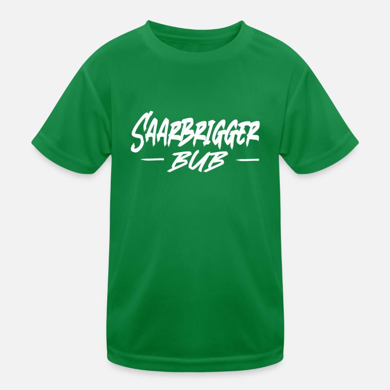 Saarbrigger Bub Saarland Saarländisch Dialekt Saar Kinder Funktions-T-Shirt