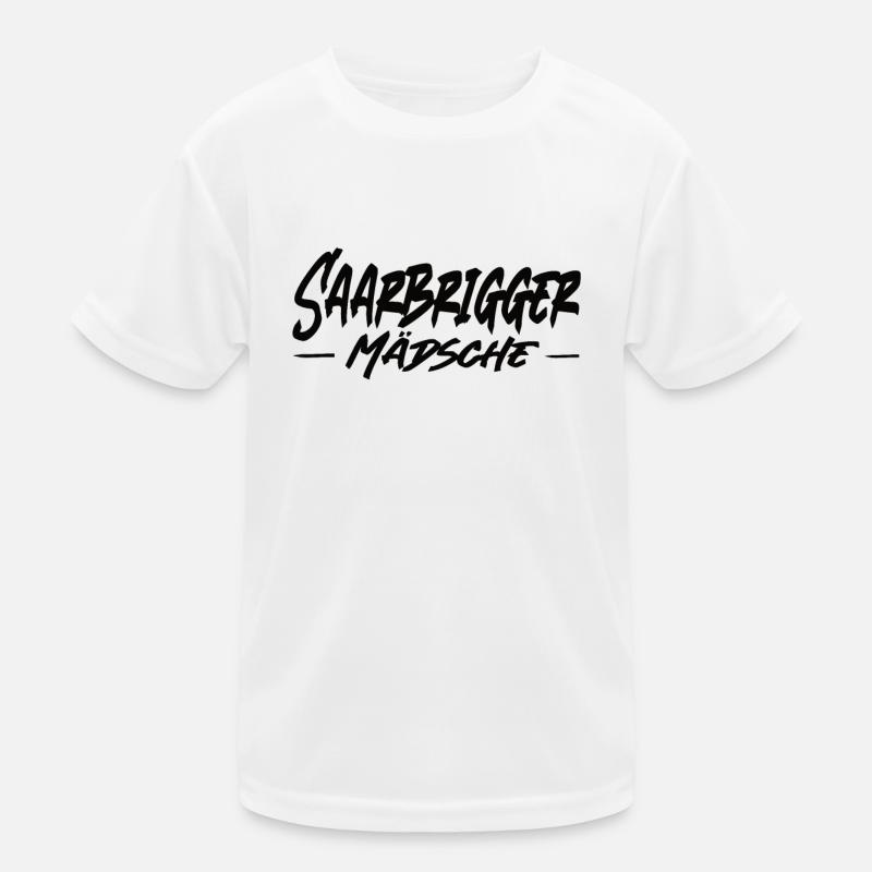 Saarbrigger Mädsche Saarland Saarländisch Dialekt Kinder Funktions-T-Shirt