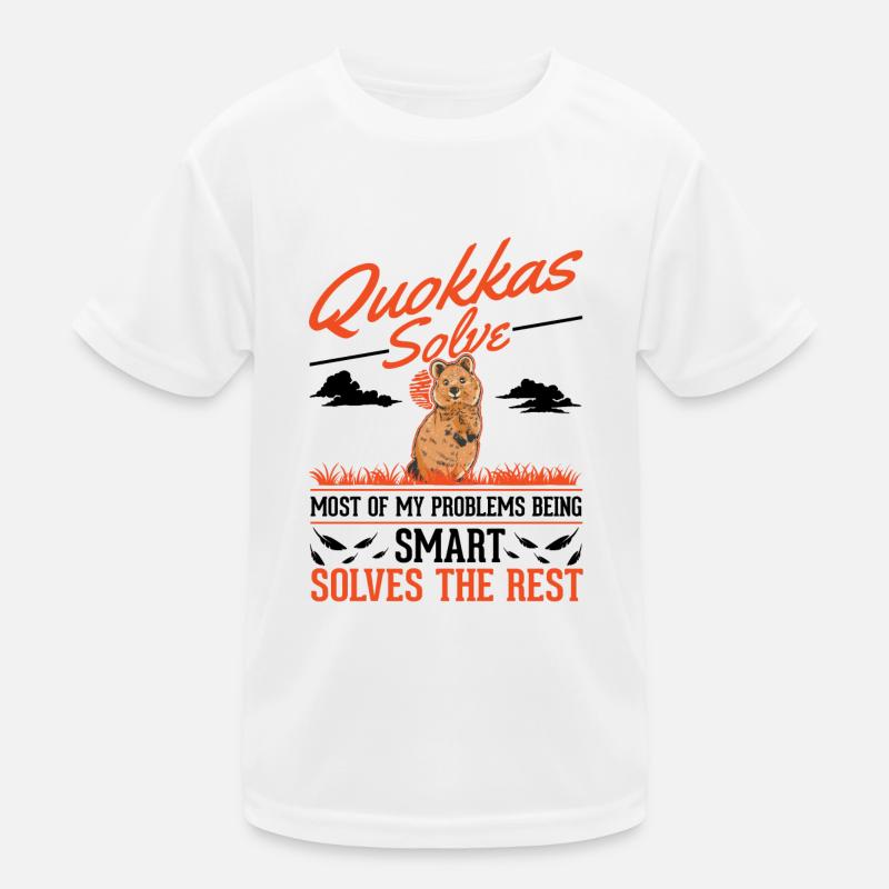 Quokka Gift Short-tailed Kangaroo Kids Functional T-Shirt