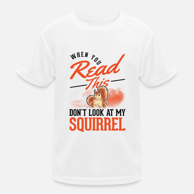 Eichhörnchen Geschenk Grauhörnchen Squirrel Kinder Funktions-T-Shirt