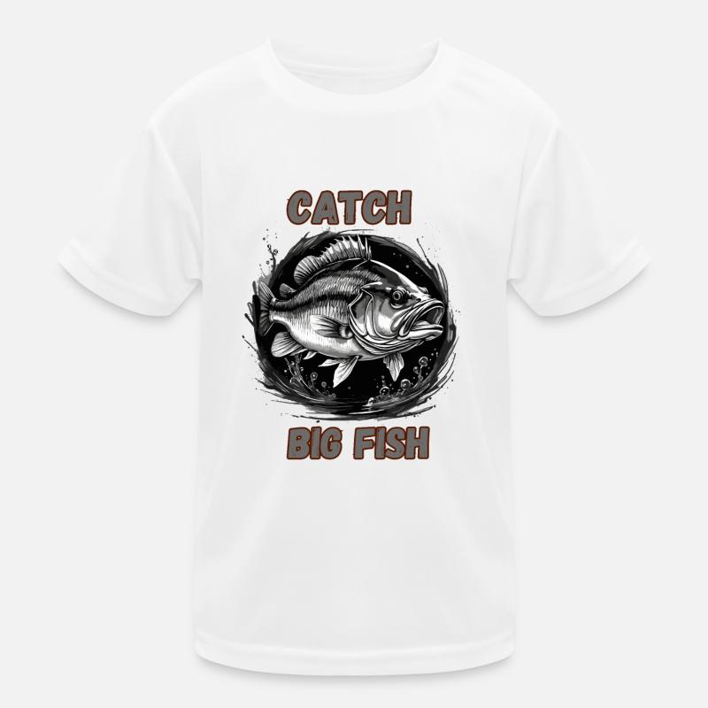 Catching Big Fish Kids Functional T-Shirt