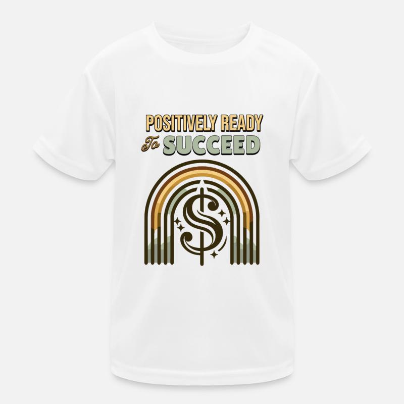 Positivity Rainbows Mindfulness Self-improvement Kinder Funktions-T-Shirt
