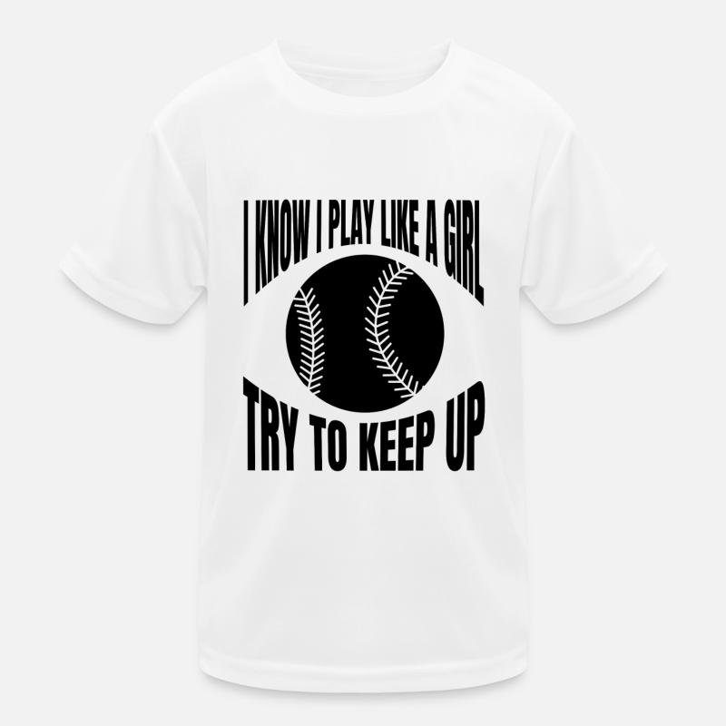 Baseball Baseball Player Baseball Team Baseball Team - Kids Functional T-Shirt - white