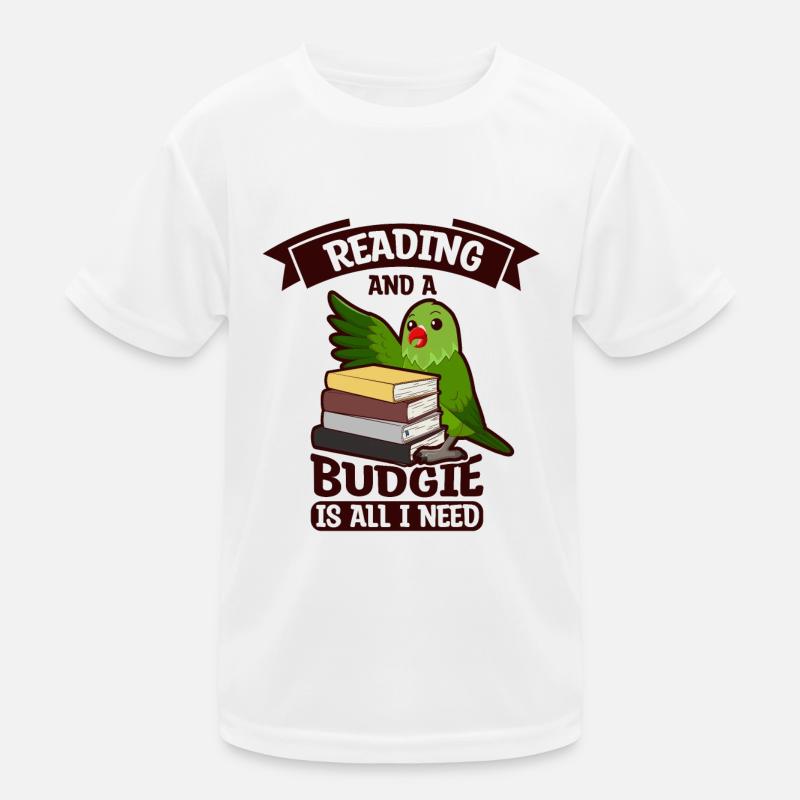 Papagei Sittich Kinder Funktions-T-Shirt