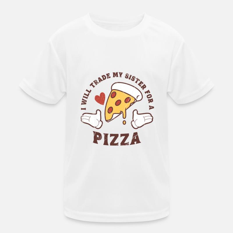 Handel Mit Pizza Kinder Funktions-T-Shirt
