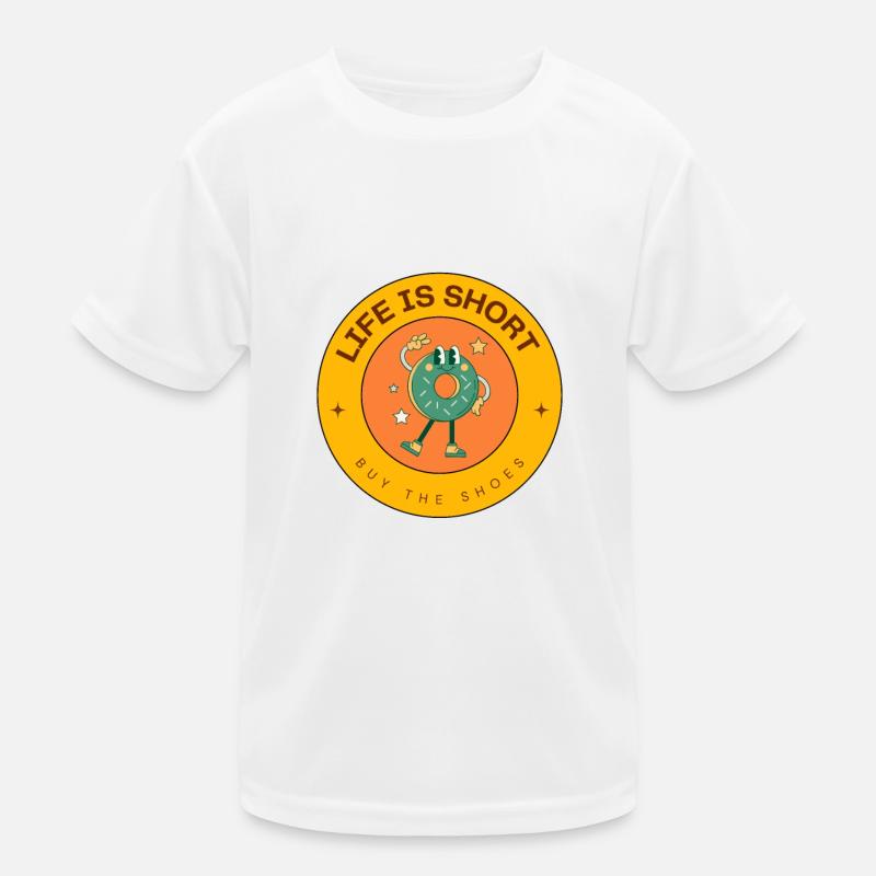 La vie est courte T-shirt sport Enfant