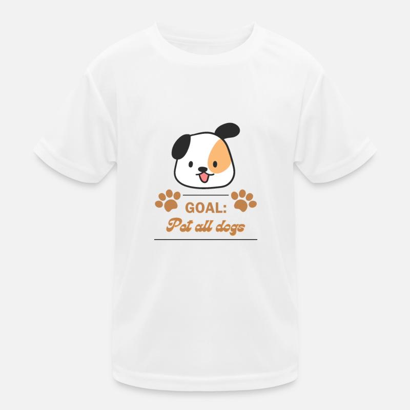 Objectif Pet Tous les chiens T-shirt sport Enfant