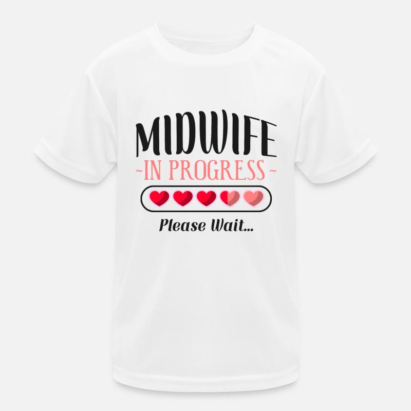 Nurse Midwife Birth Worker Student Kids Functional T-Shirt