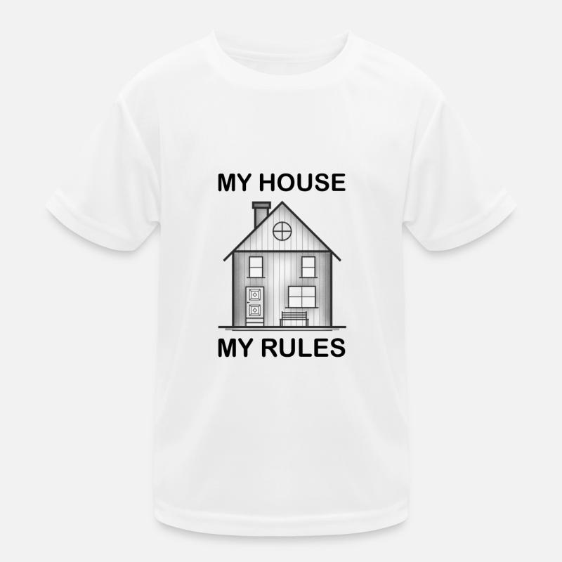 Ma Maison Mes Règles Ma Maison Mes Règles Drôle T-shirt sport Enfant