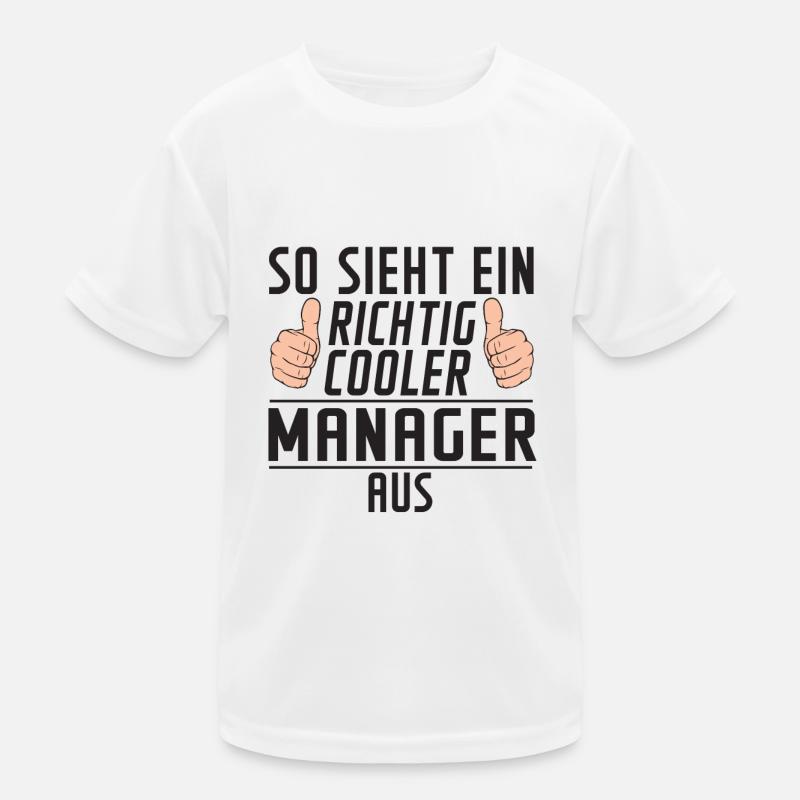 Manager | Definition | lustig | Management Kinder Funktions-T-Shirt