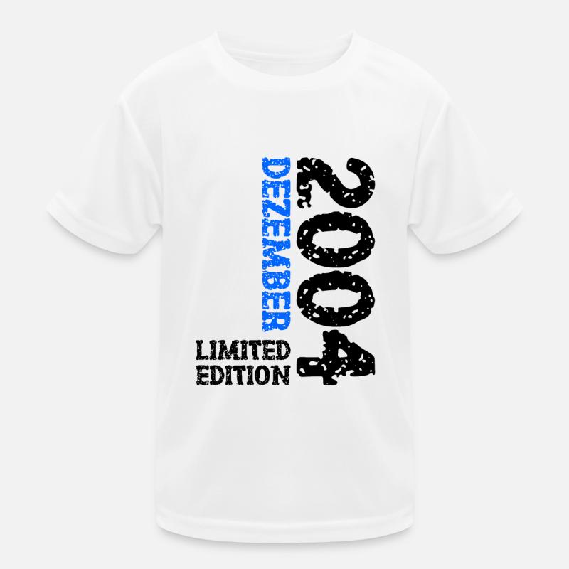 2004 décembre édition limitée 19e anniversaire décoration T-shirt sport Enfant
