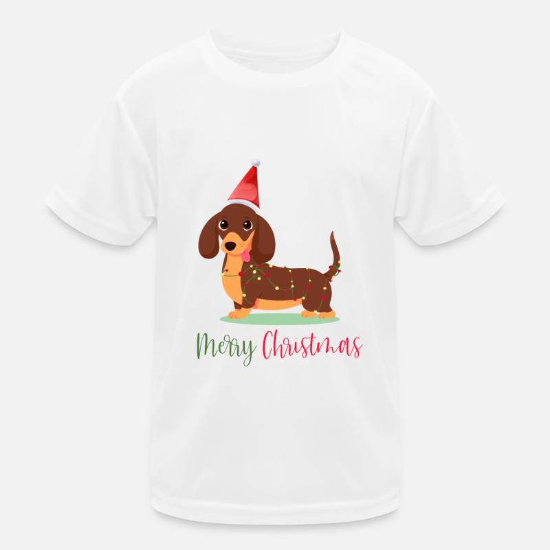 Teckel, Teckel, Noël, Noël T-shirt sport Enfant