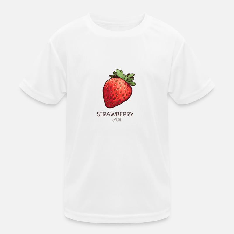 Einfache Erdbeere Kinder Funktions-T-Shirt