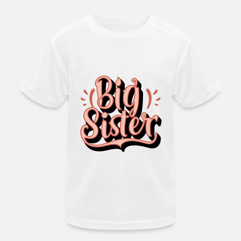 GROßE SCHWESTER Kinder Funktions-T-Shirt