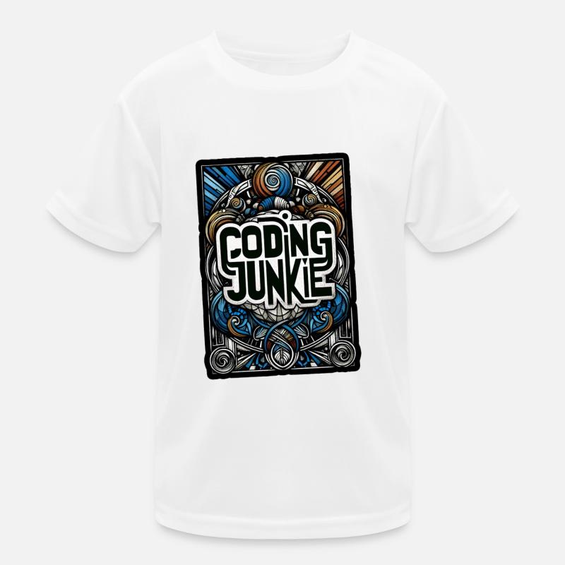 Accro au codage 14 T-shirt sport Enfant