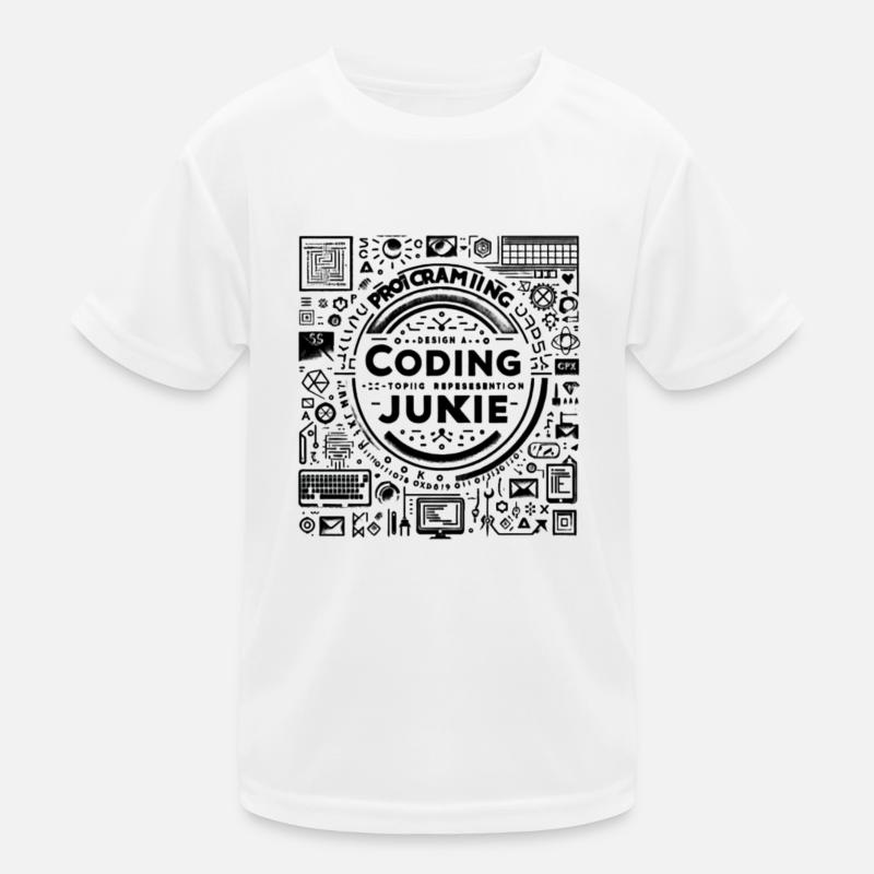 Accro au codage 8 T-shirt sport Enfant