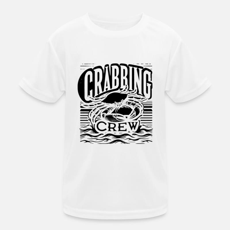 Crabbing Crew 10 Kinder Funktions-T-Shirt