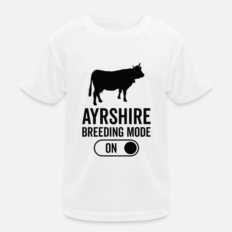 Mode d’élevage des vaches activé - Ayrshire T-shirt sport Enfant