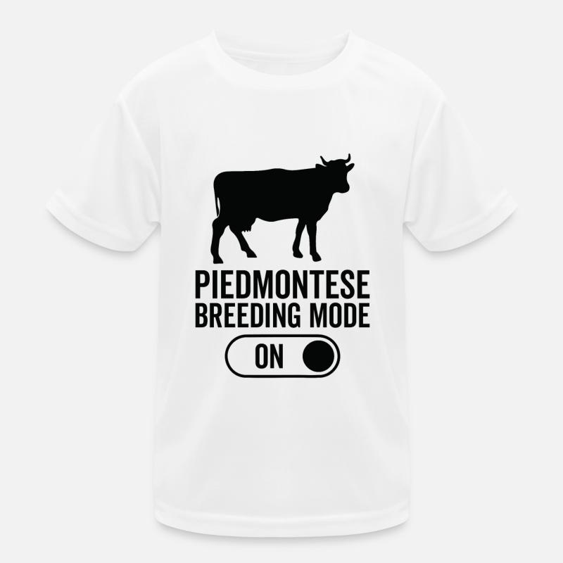 Mode d’élevage des vaches activé - Piémontais T-shirt sport Enfant